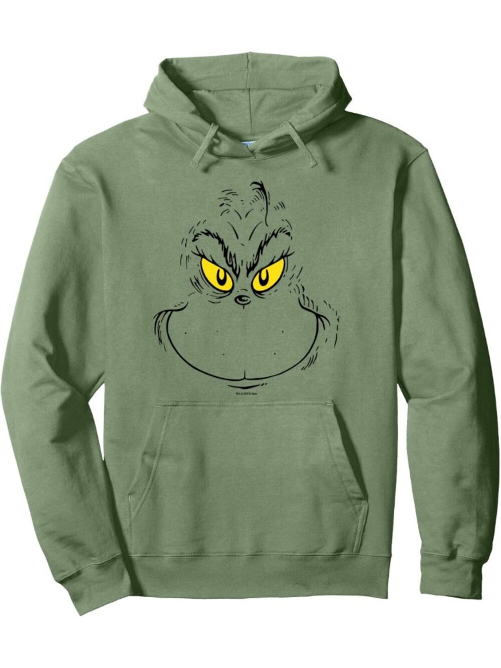 Cozy Grinch Holiday Pullover Hoodie | Festive Sweatshirt for Winter Fun